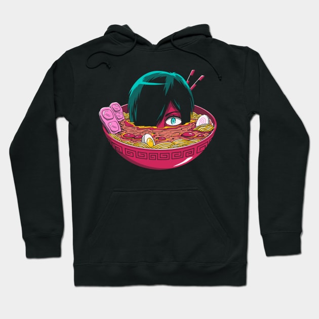 Ramen Goryo Hoodie by Vincent Trinidad Art